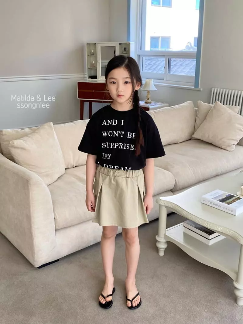 Matilda & Lee - Korean Children Fashion - #kidzfashiontrend - Lettering Tee - 12