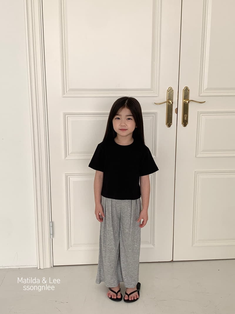 Matilda & Lee - Korean Children Fashion - #kidzfashiontrend - Rib Pintuck Pnats - 10