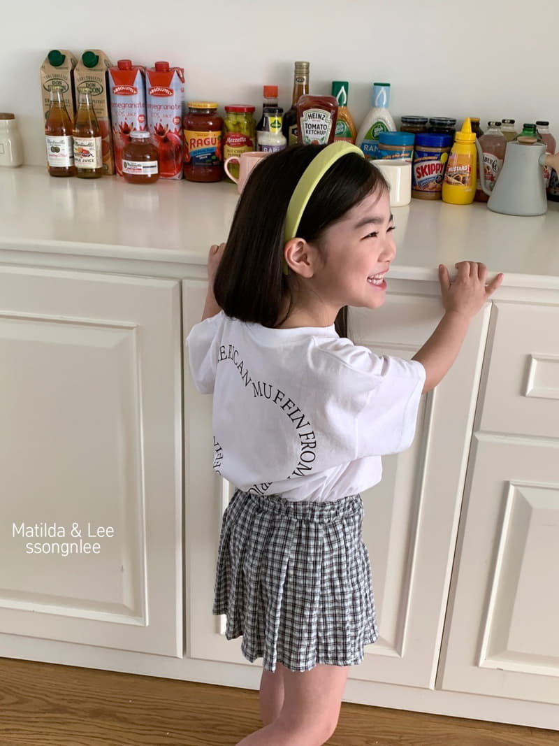 Matilda & Lee - Korean Children Fashion - #kidzfashiontrend - Juicy Check Skirt - 7