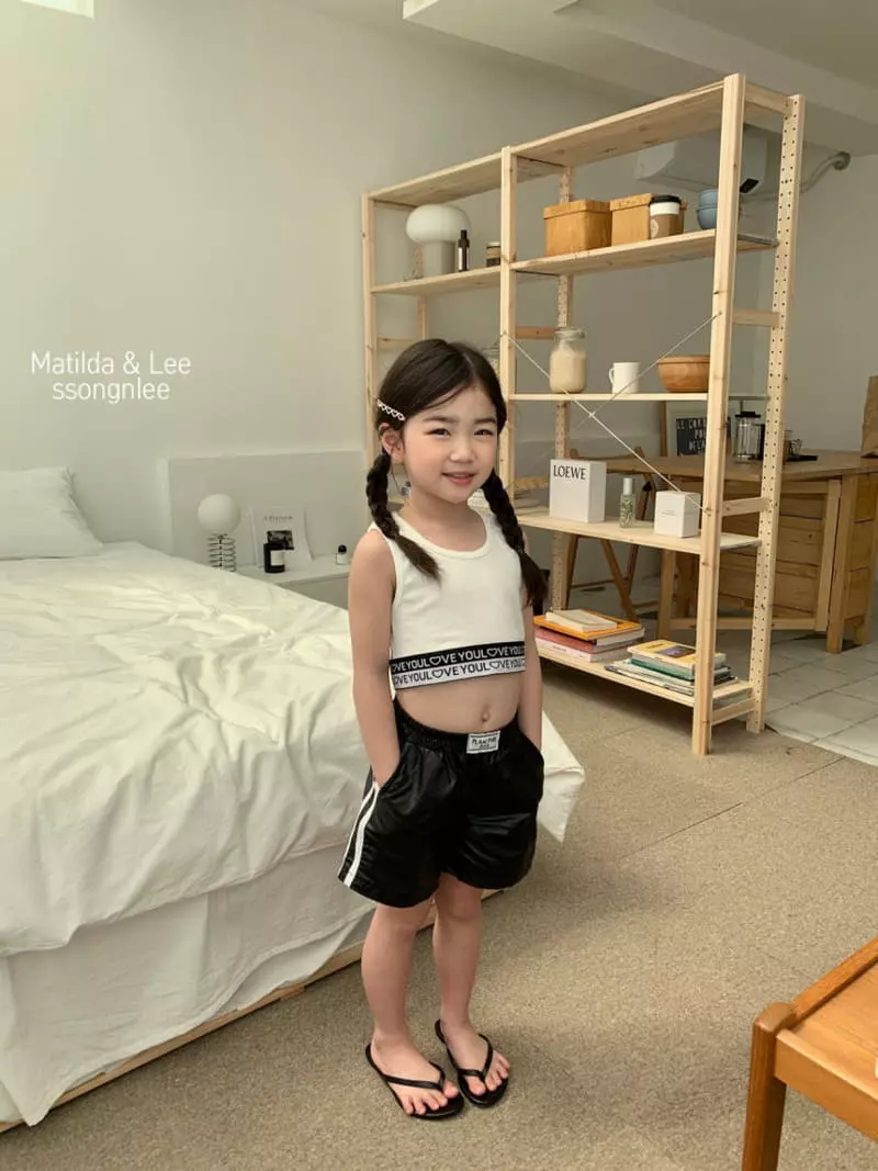 Matilda & Lee - Korean Children Fashion - #kidzfashiontrend - Love Top Sleeveless - 2