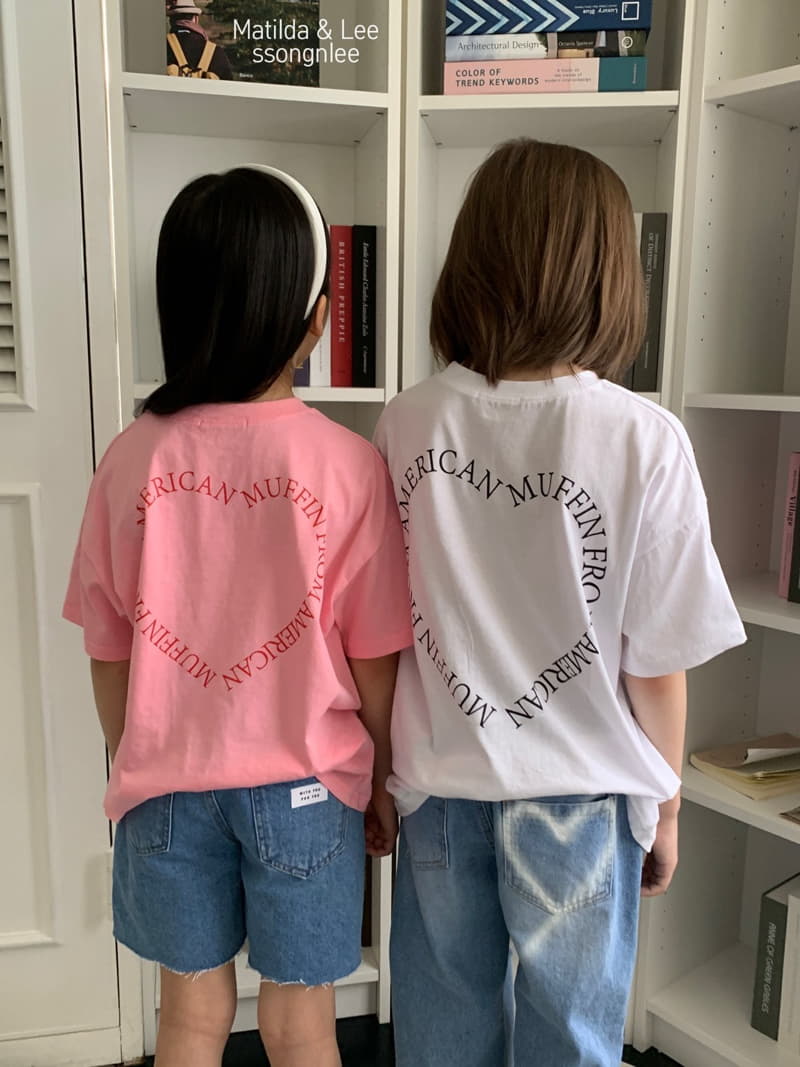 Matilda & Lee - Korean Children Fashion - #littlefashionista - Color Lettering Heart Tee - 7