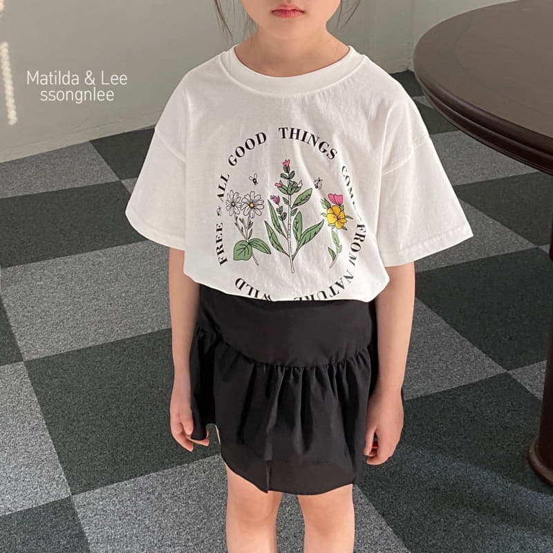 Matilda & Lee - Korean Children Fashion - #minifashionista - Flower Tee - 5