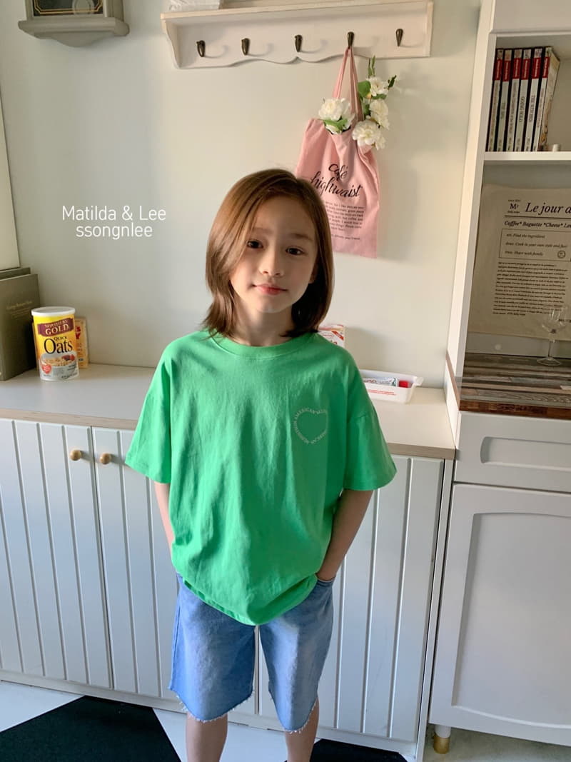 Matilda & Lee - Korean Children Fashion - #minifashionista - Color Lettering Heart Tee - 9