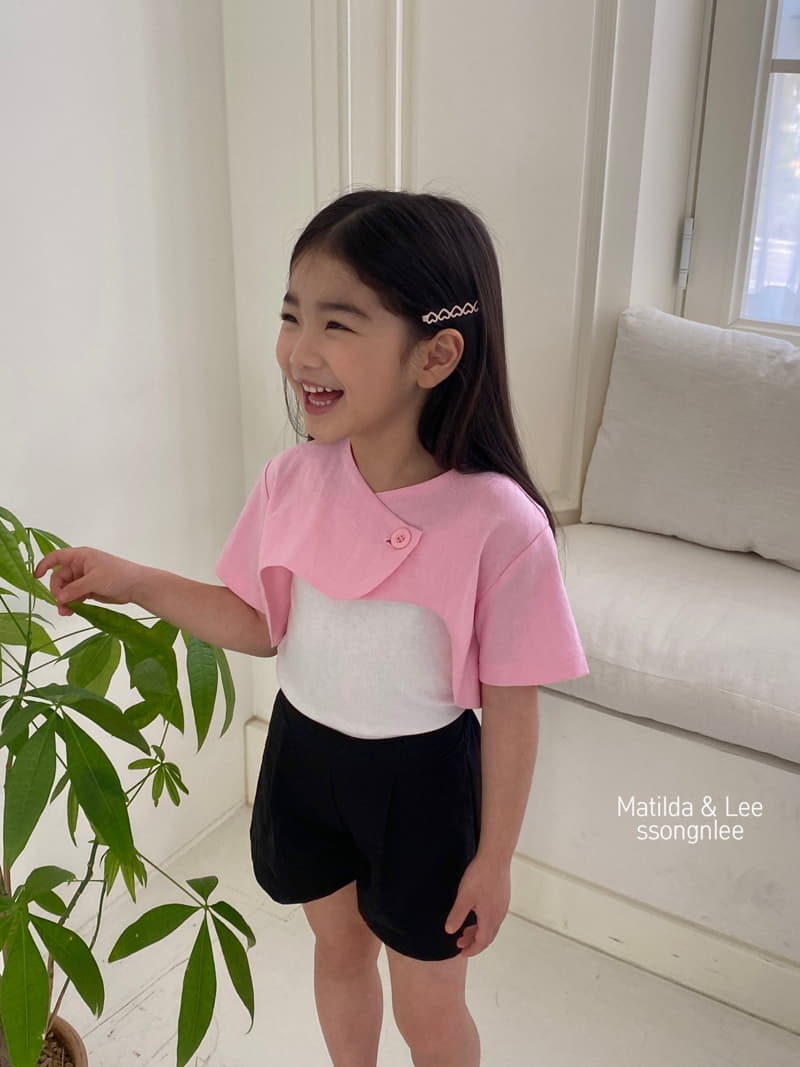 Matilda & Lee - Korean Children Fashion - #prettylittlegirls - Short Sleeves Crop Jacket