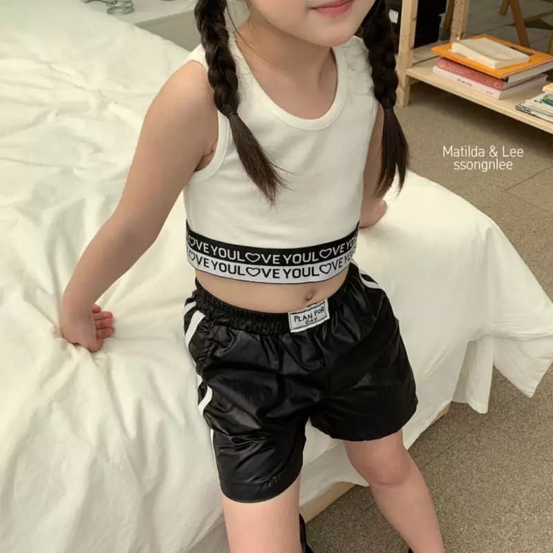 Matilda & Lee - Korean Children Fashion - #prettylittlegirls - Love Top Sleeveless - 7