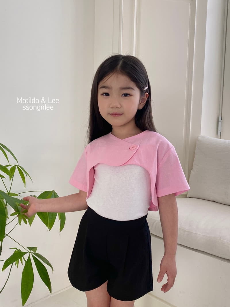 Matilda & Lee - Korean Children Fashion - #toddlerclothing - Short Sleeves Crop Jacket - 4