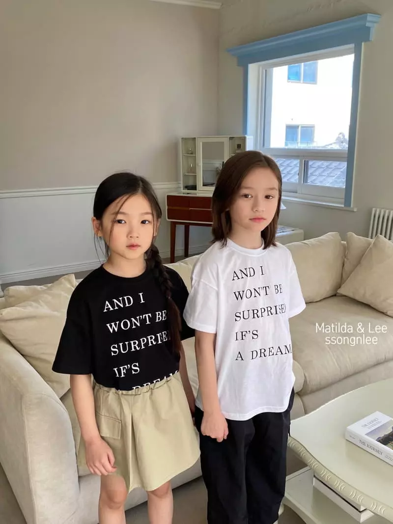 Matilda & Lee - Korean Children Fashion - #toddlerclothing - Lettering Tee - 4