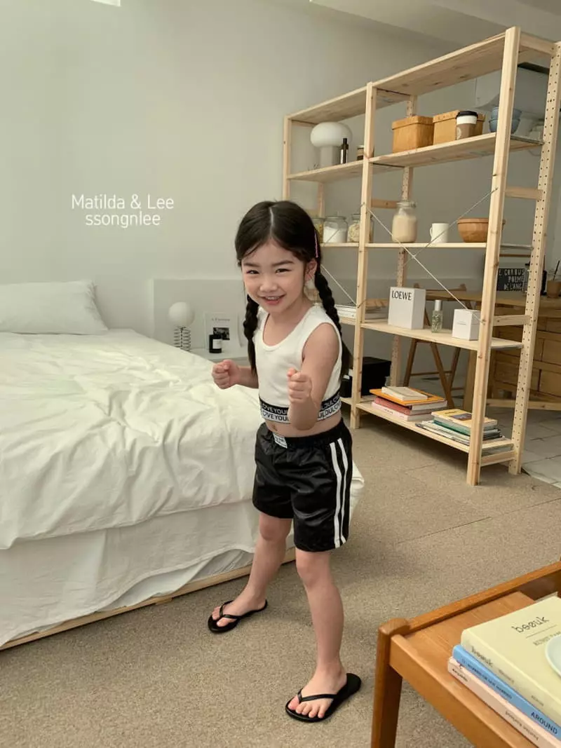 Matilda & Lee - Korean Children Fashion - #stylishchildhood - Love Top Sleeveless - 10