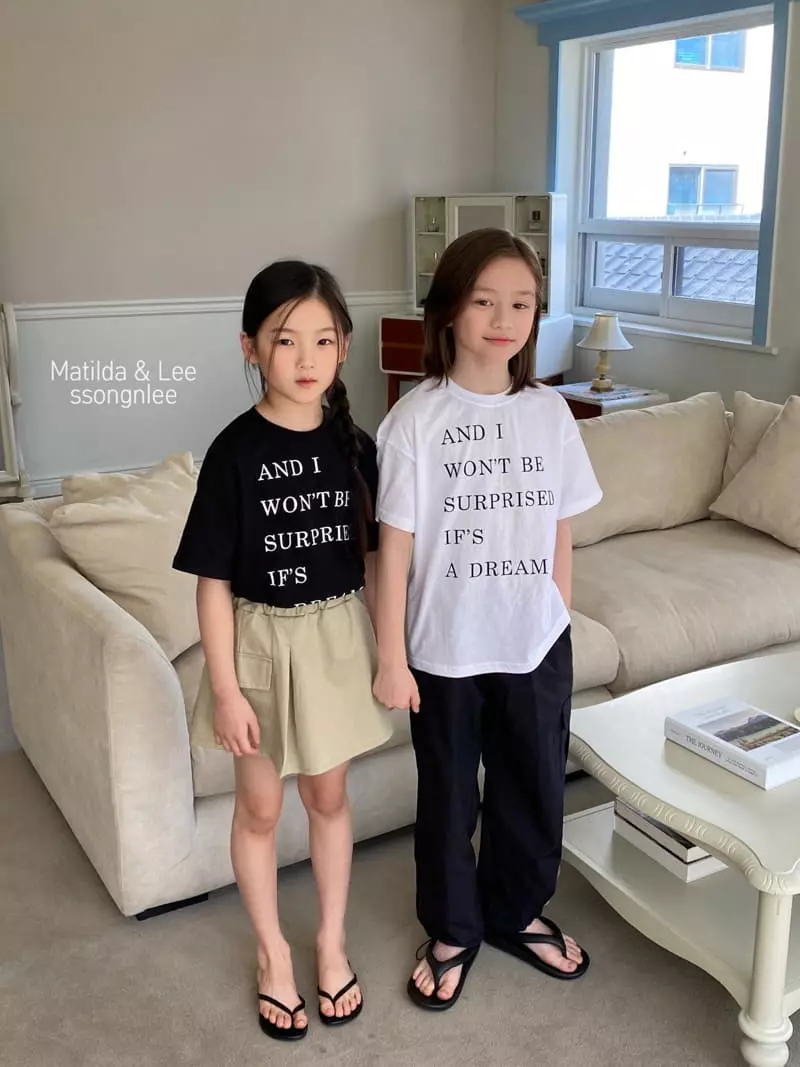 Matilda & Lee - Korean Children Fashion - #todddlerfashion - Lettering Tee - 2