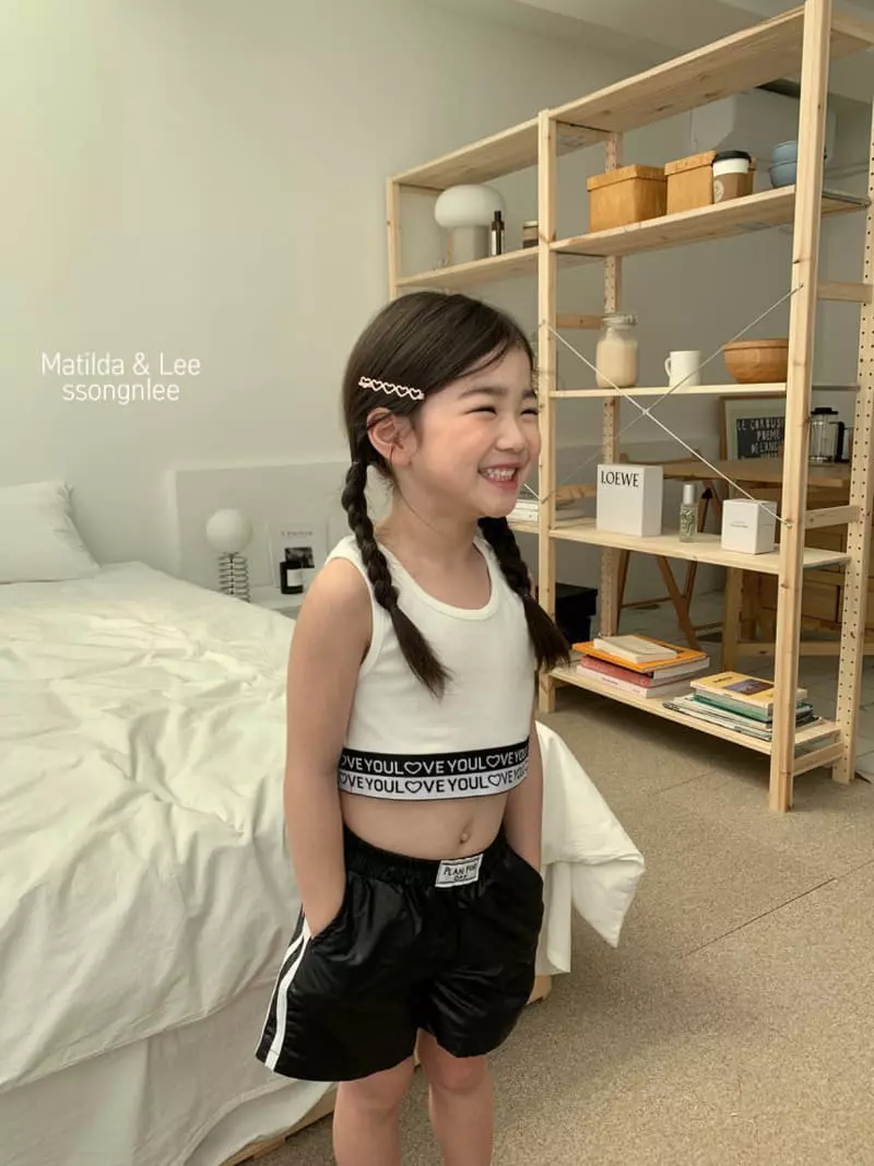 Matilda & Lee - Korean Children Fashion - #todddlerfashion - Love Top Sleeveless - 8