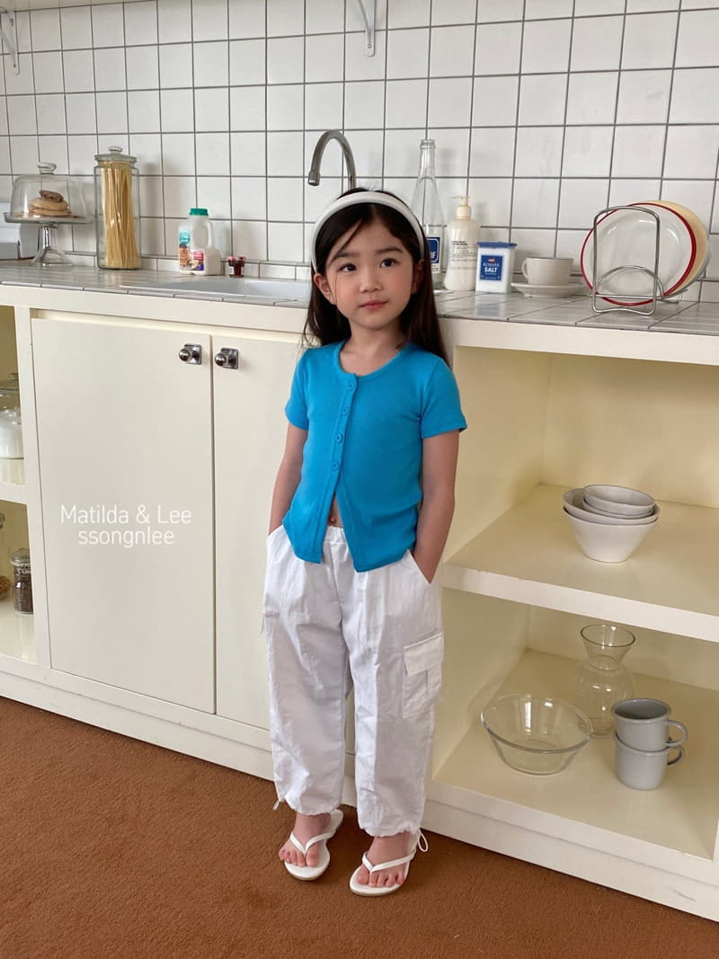 Matilda & Lee - Korean Children Fashion - #toddlerclothing - Rib Slit Tee - 2