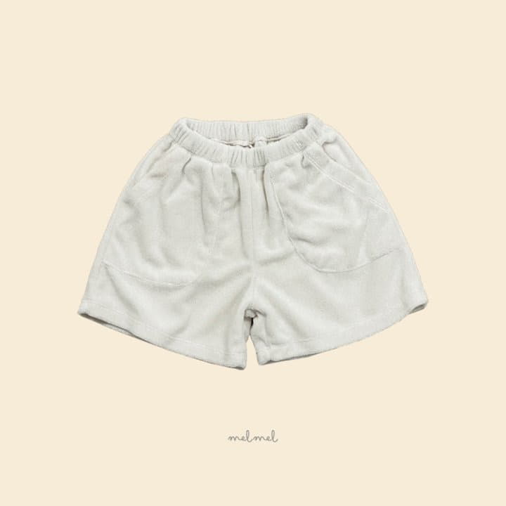 Melmel - Korean Children Fashion - #stylishchildhood - Terry Shorts - 3