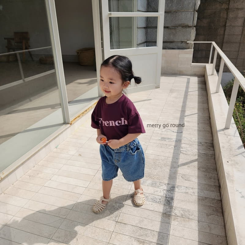 Merry Go Round - Korean Children Fashion - #childofig - French Tee - 5