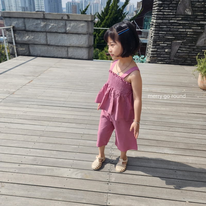 Merry Go Round - Korean Children Fashion - #discoveringself - Masmoc Top Bottom Set - 3