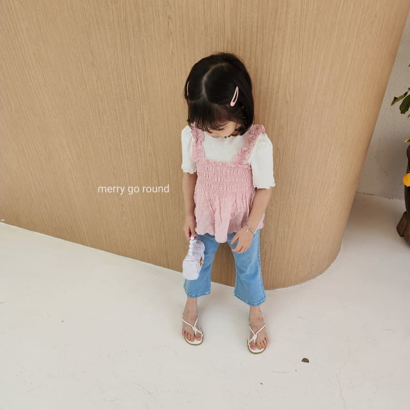 Merry Go Round - Korean Children Fashion - #discoveringself - Smocked Sleeveless - 8