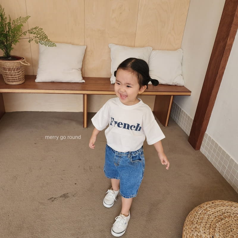 Merry Go Round - Korean Children Fashion - #minifashionista - French Tee - 3