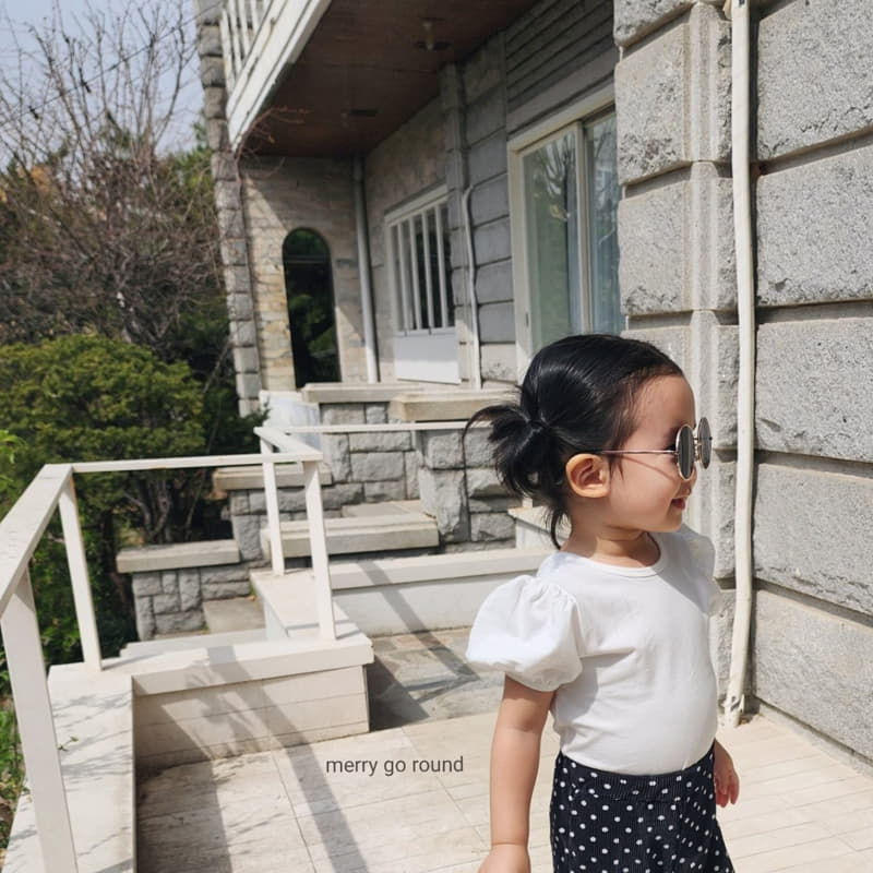 Merry Go Round - Korean Children Fashion - #todddlerfashion - Shabet Puff Tee - 4