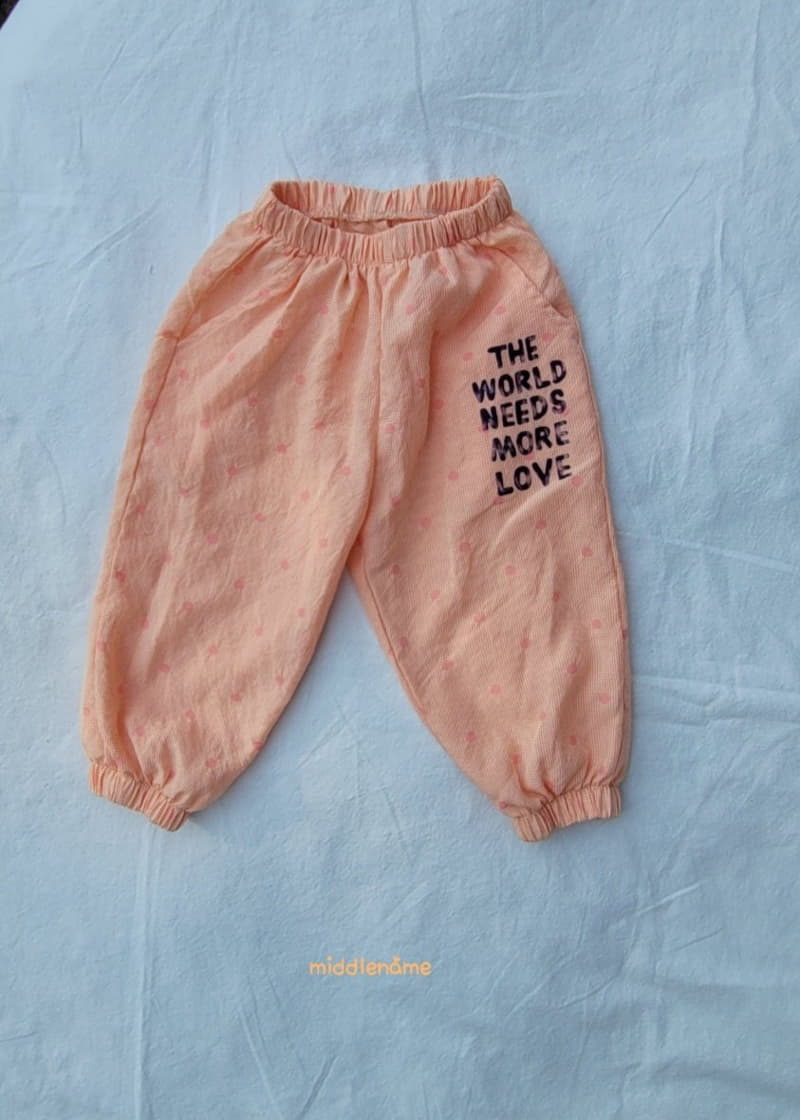 Middle Name - Korean Children Fashion - #Kfashion4kids - Love Pants - 11