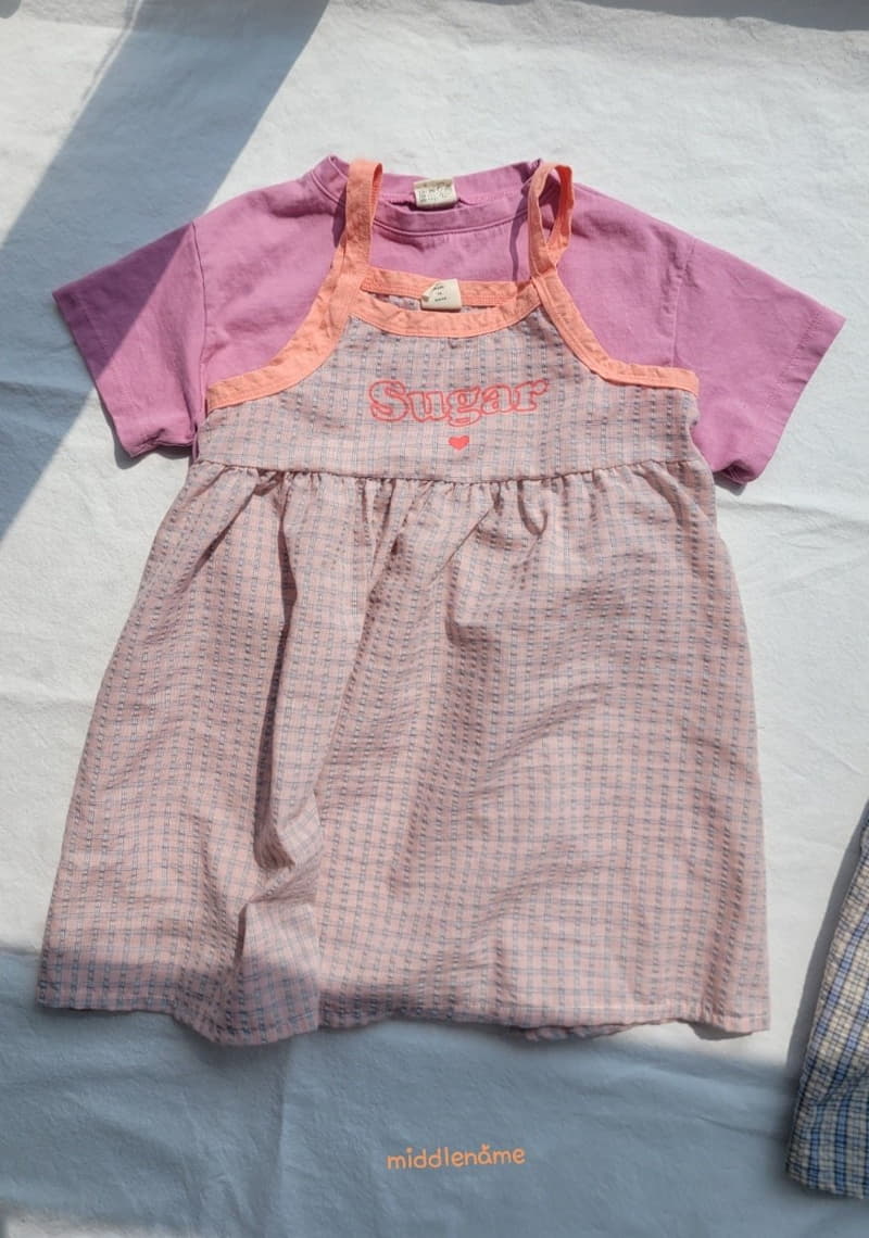 Middle Name - Korean Children Fashion - #Kfashion4kids - Sugar Color One-piece - 6