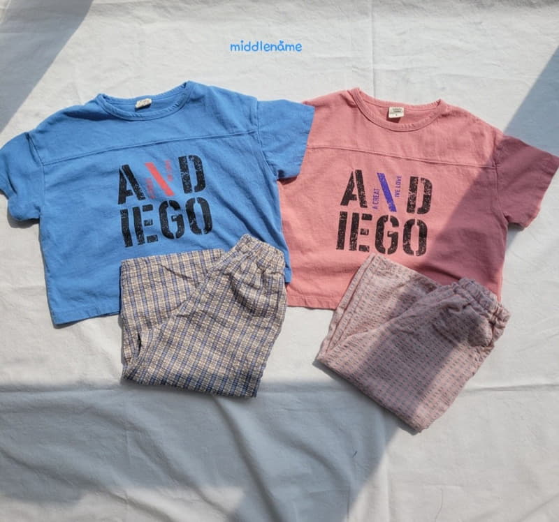 Middle Name - Korean Children Fashion - #kidzfashiontrend - And Slit Tee - 4