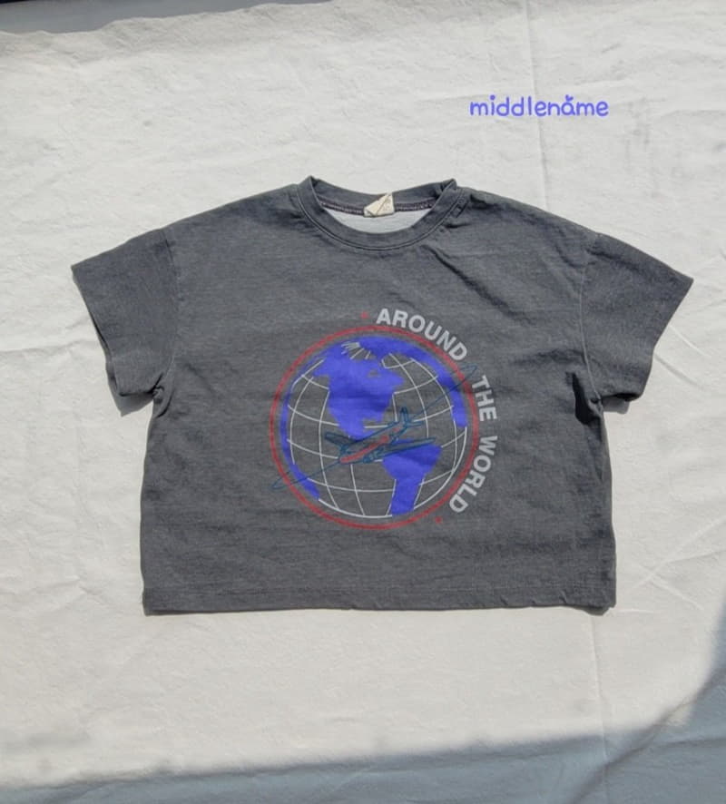 Middle Name - Korean Children Fashion - #Kfashion4kids - Pigment Earth Born Tee - 3