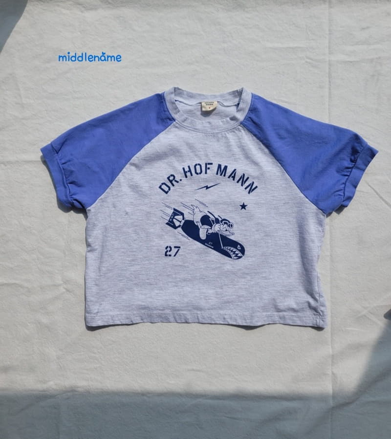 Middle Name - Korean Children Fashion - #Kfashion4kids - Raglan Duck Tee