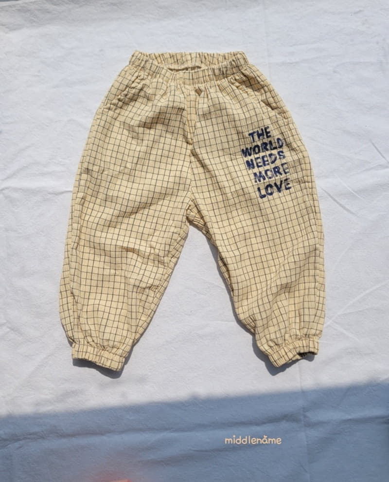 Middle Name - Korean Children Fashion - #childofig - Love Pants - 2