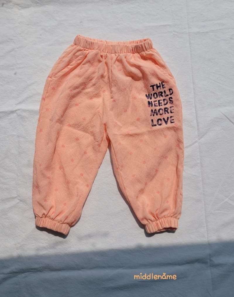 Middle Name - Korean Children Fashion - #childofig - Love Pants - 3