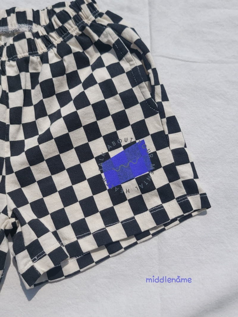 Middle Name - Korean Children Fashion - #designkidswear - Checker Point Pants - 2