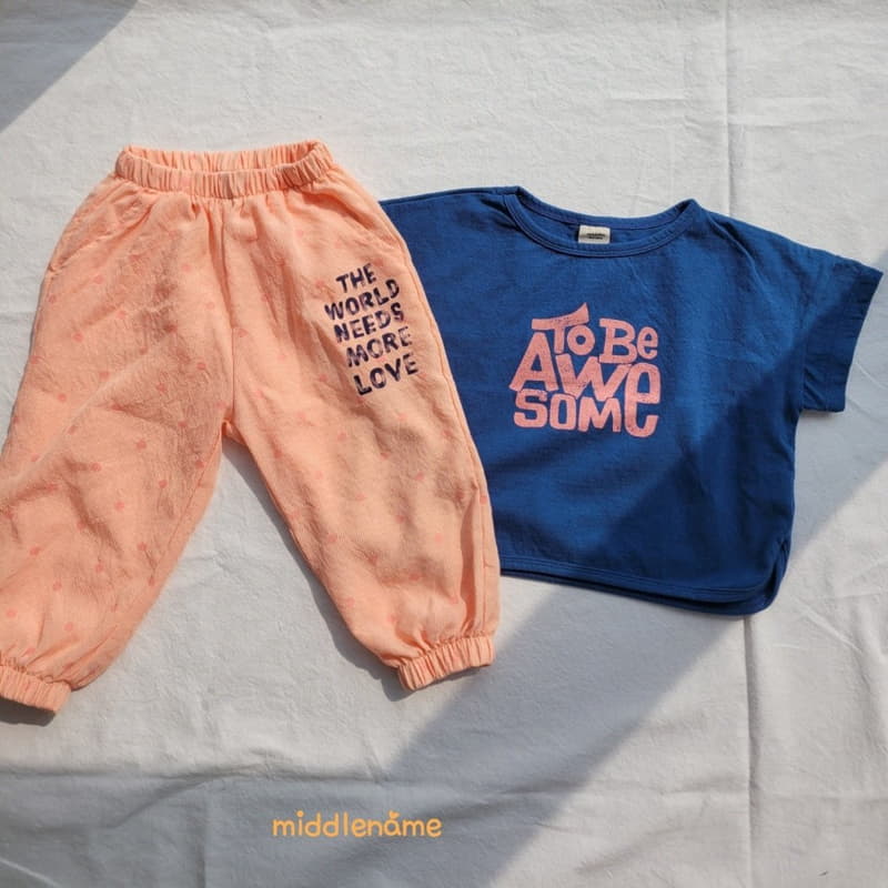 Middle Name - Korean Children Fashion - #designkidswear - Awesome Piping Tee - 9