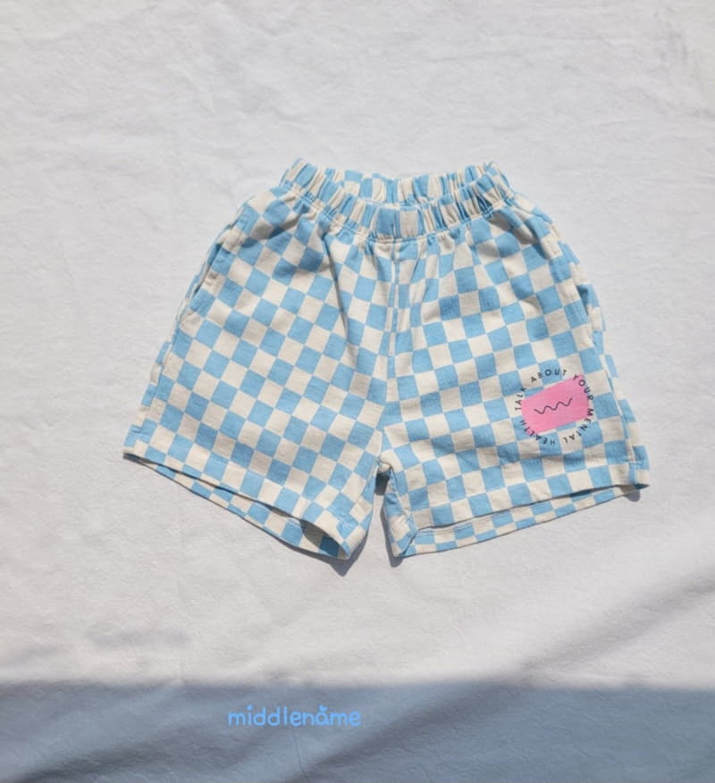 Middle Name - Korean Children Fashion - #discoveringself - Checker Point Pants - 3