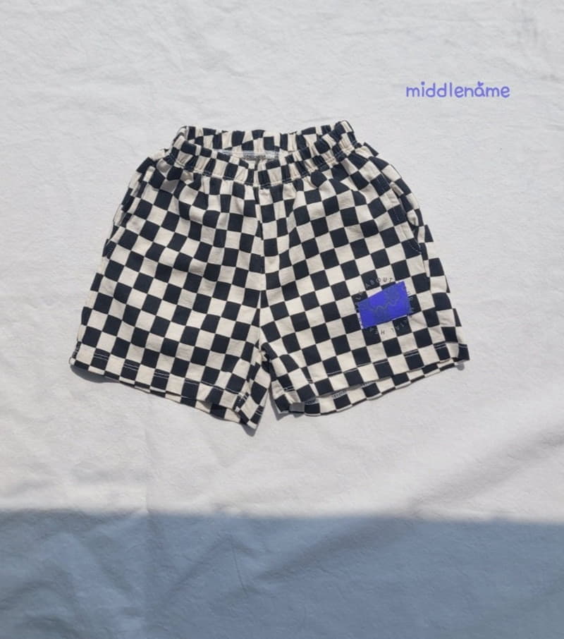 Middle Name - Korean Children Fashion - #discoveringself - Checker Point Pants - 4