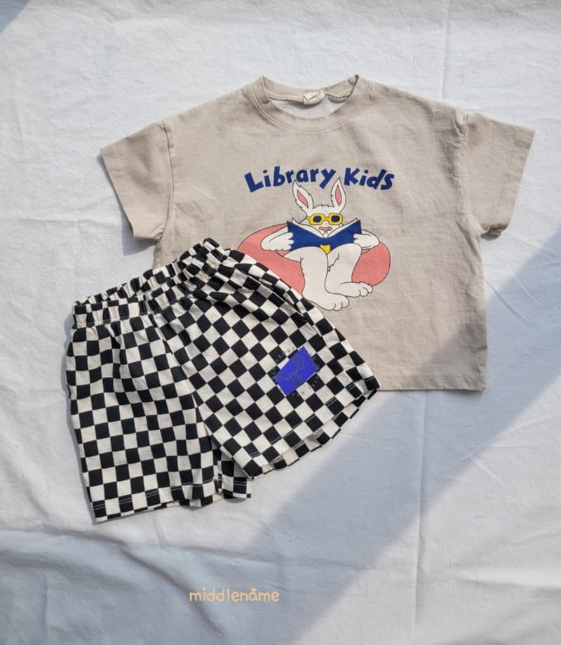 Middle Name - Korean Children Fashion - #fashionkids - Pigment Rabbit Tee - 4