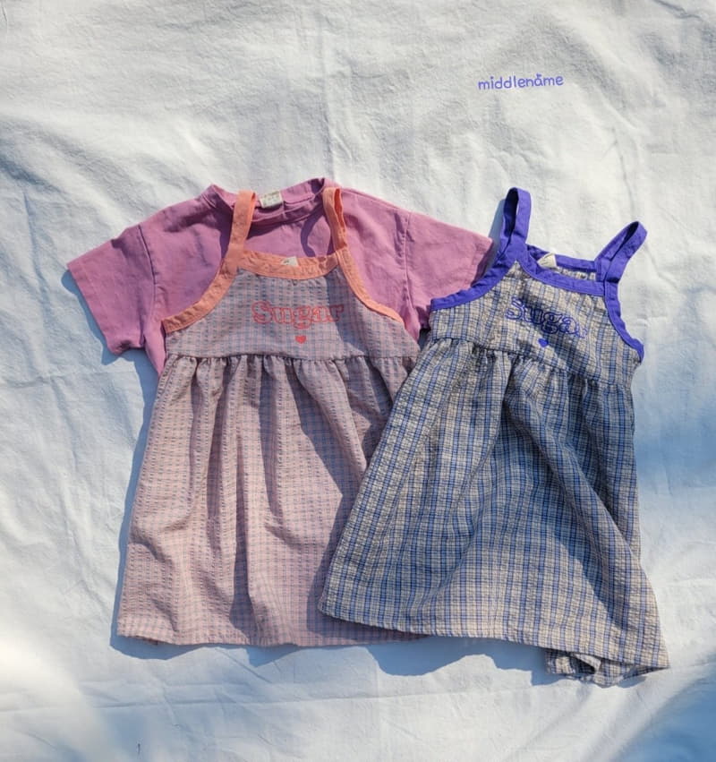 Middle Name - Korean Children Fashion - #kidzfashiontrend - Sugar Color One-piece - 5