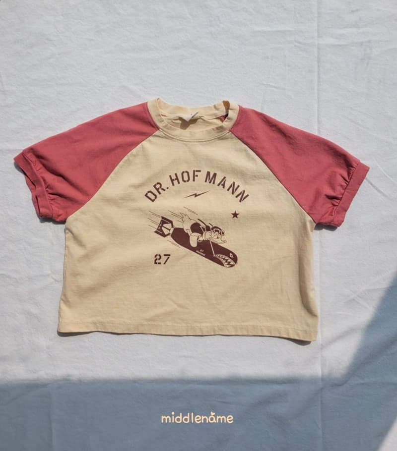 Middle Name - Korean Children Fashion - #magicofchildhood - Raglan Duck Tee - 3