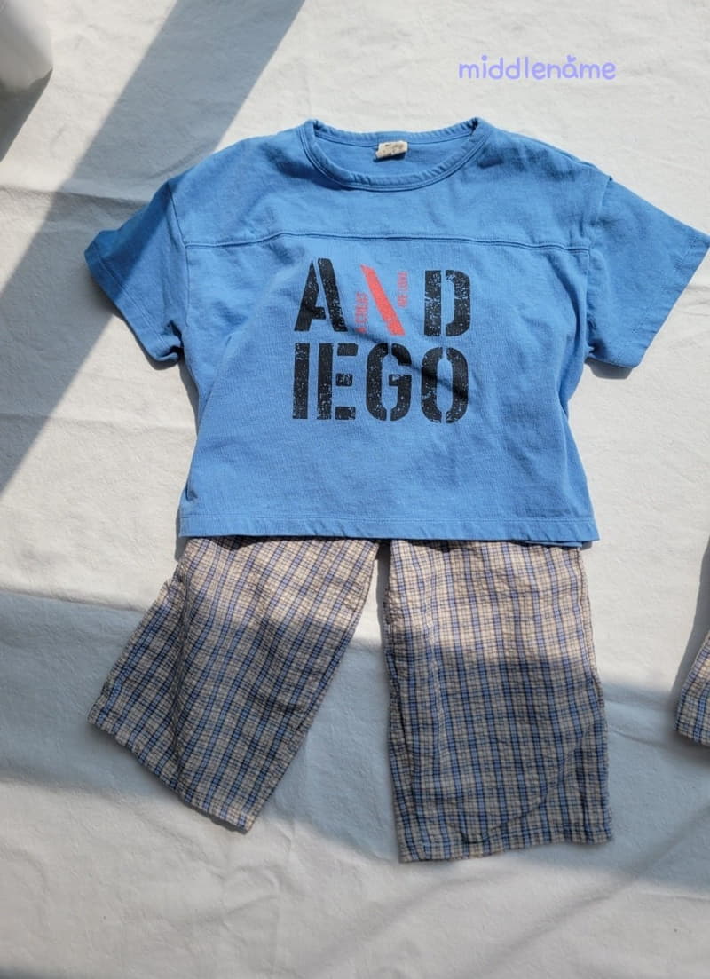 Middle Name - Korean Children Fashion - #minifashionista - Summer Check Pants - 8