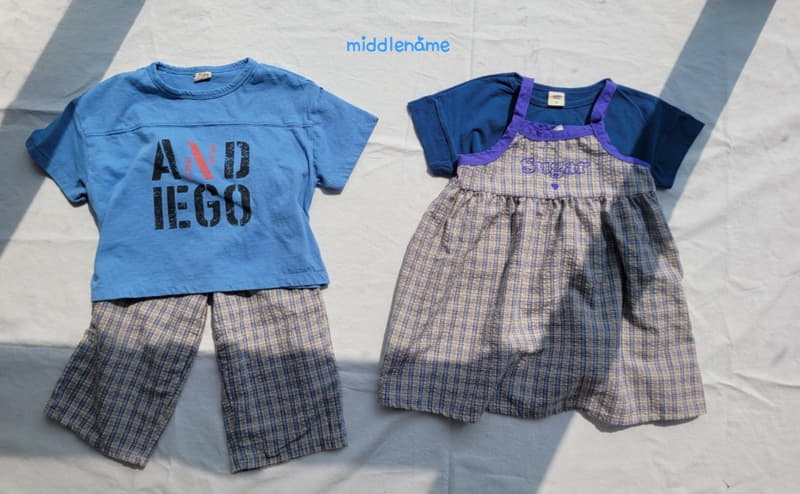 Middle Name - Korean Children Fashion - #prettylittlegirls - Summer Check Pants - 9