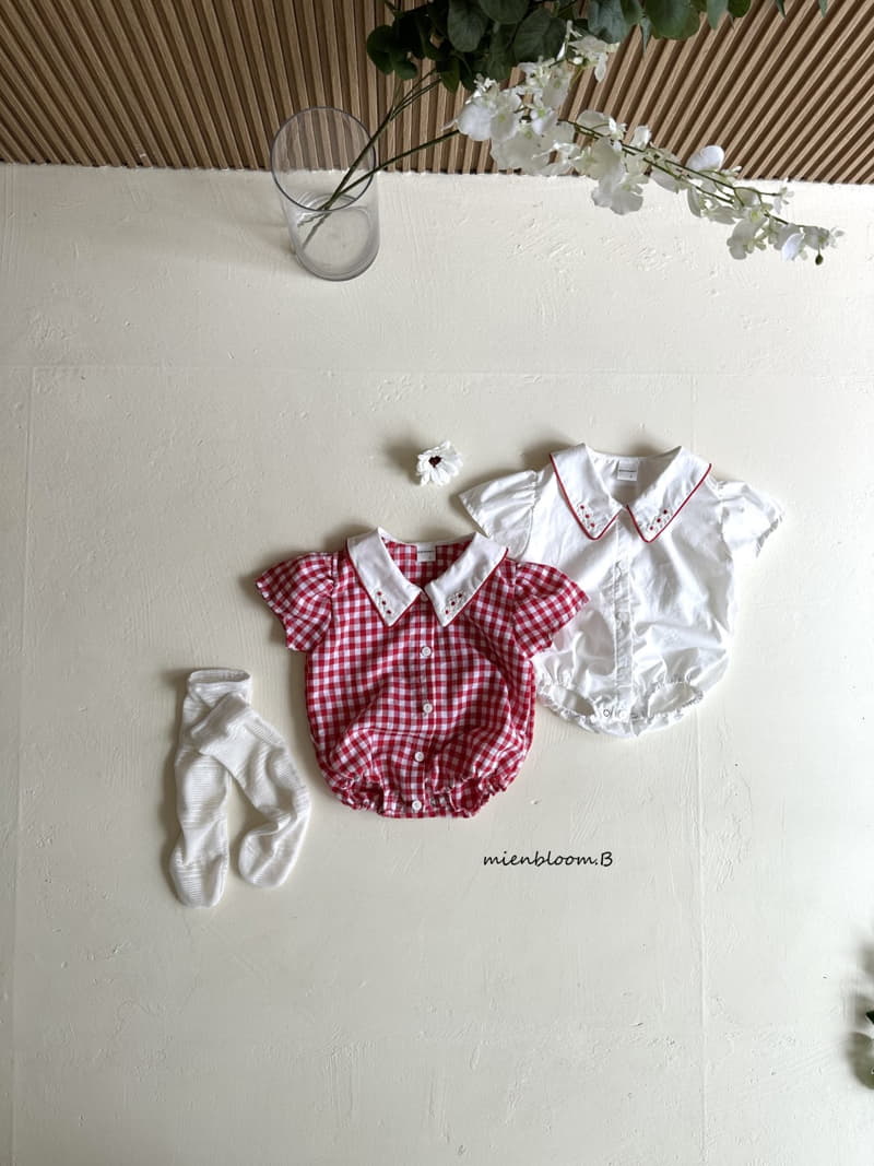 Mienbloom B - Korean Baby Fashion - #babyboutique - Flower Bodysuit