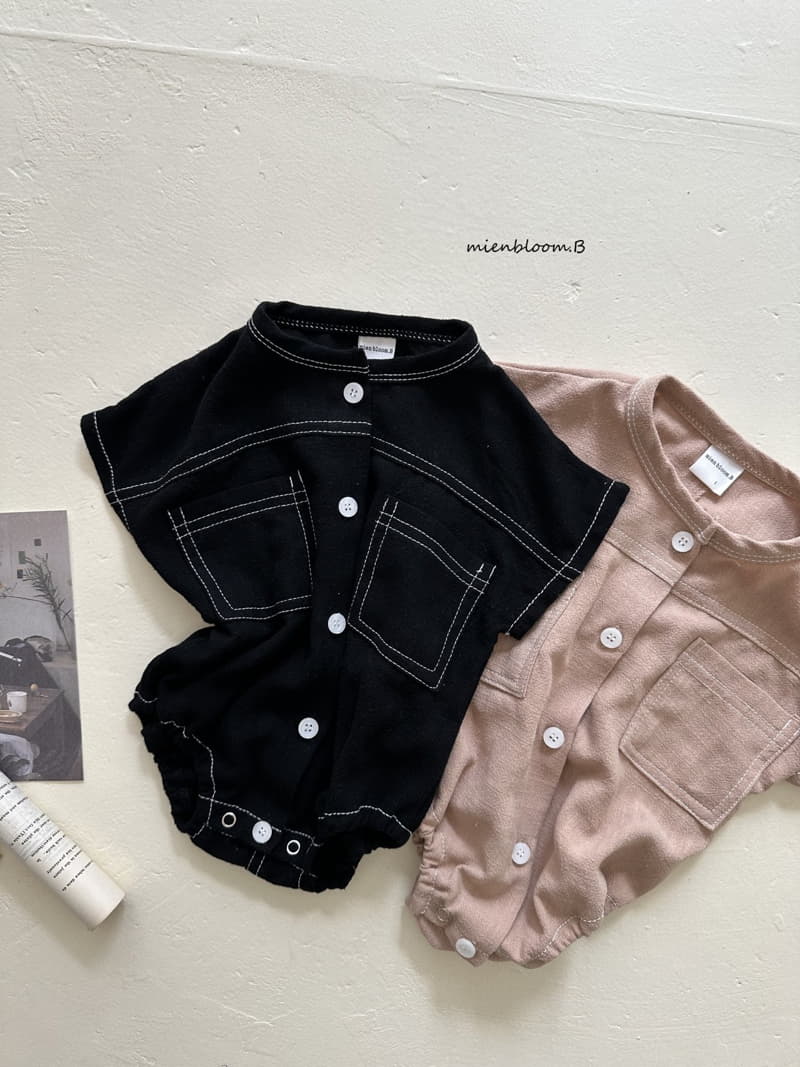 Mienbloom B - Korean Baby Fashion - #babyoninstagram - Ellin Linen Bodysuit - 4