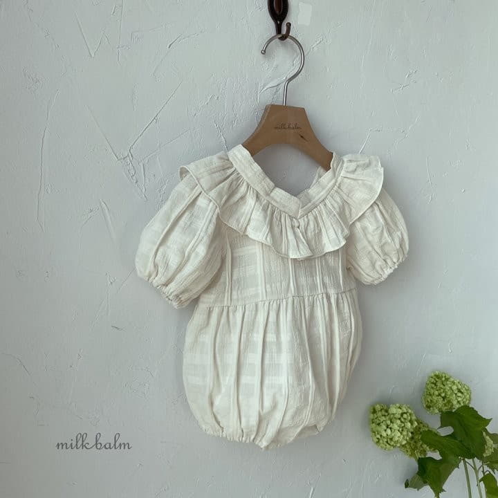 Milk Balm - Korean Baby Fashion - #babyboutique - Hydi Check Bodysuit - 9