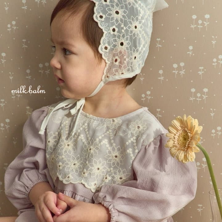 Milk Balm - Korean Baby Fashion - #babyboutiqueclothing - Swan Bonnet