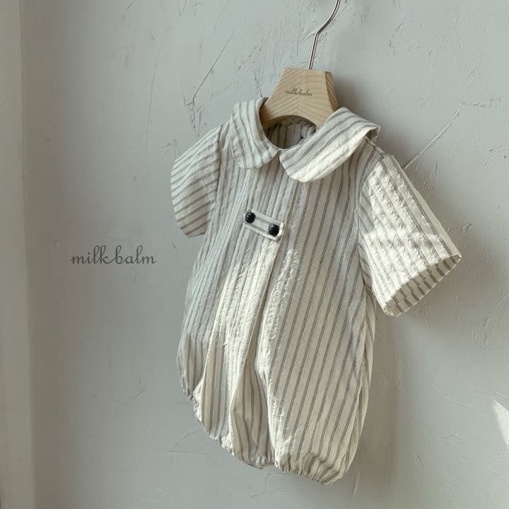 Milk Balm - Korean Baby Fashion - #babyfashion - Cale Short Sleeves Bodysuit - 7