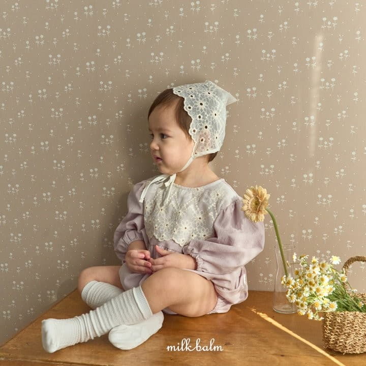 Milk Balm - Korean Baby Fashion - #babyfashion - Swan Bonnet - 3