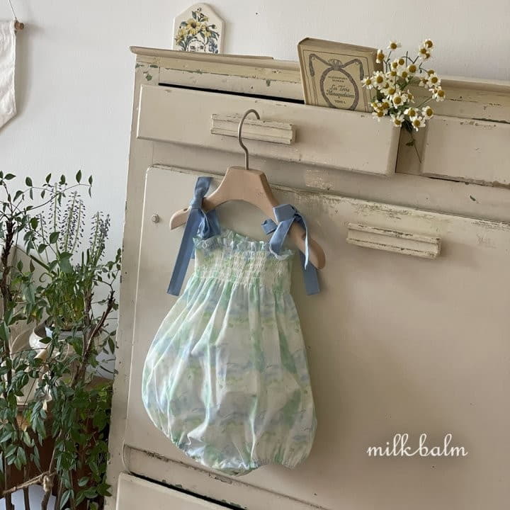 Milk Balm - Korean Baby Fashion - #babyfashion - Camilla Smocking Bodysuit - 4