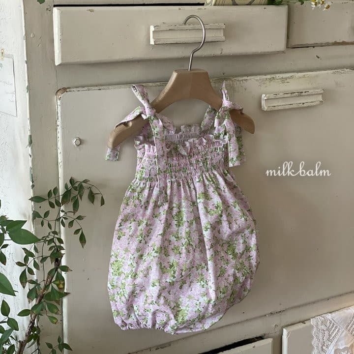 Milk Balm - Korean Baby Fashion - #babygirlfashion - Camilla Smocking Bodysuit - 5