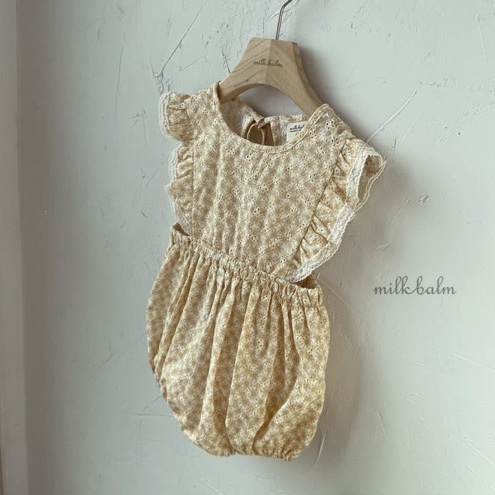 Milk Balm - Korean Baby Fashion - #babyoninstagram - Daisy Frill Bodysuit - 5