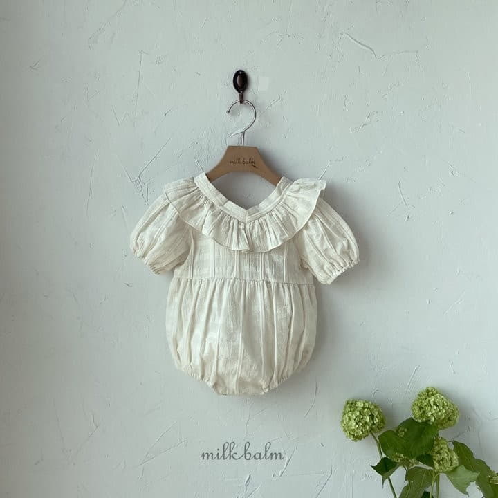 Milk Balm - Korean Baby Fashion - #babyoninstagram - Hydi Check Bodysuit