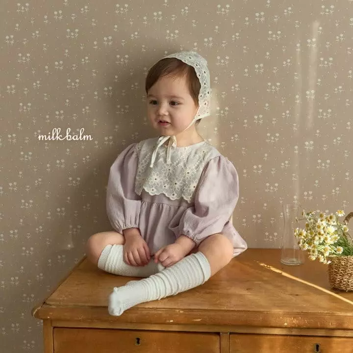 Milk Balm - Korean Baby Fashion - #babyoninstagram - Swan Bonnet - 7