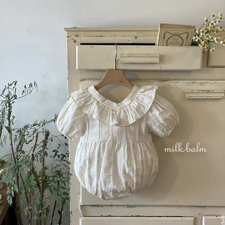 Milk Balm - Korean Baby Fashion - #babyoutfit - Hydi Check Bodysuit - 4