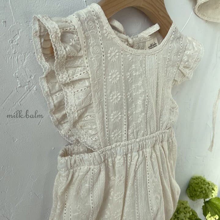 Milk Balm - Korean Baby Fashion - #babywear - Daisy Frill Bodysuit - 9